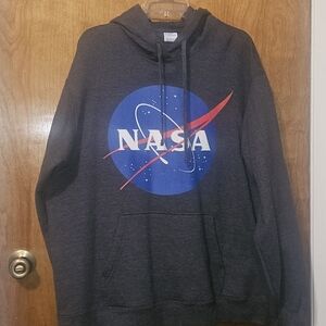 New Gray NASA Hoodie for Men